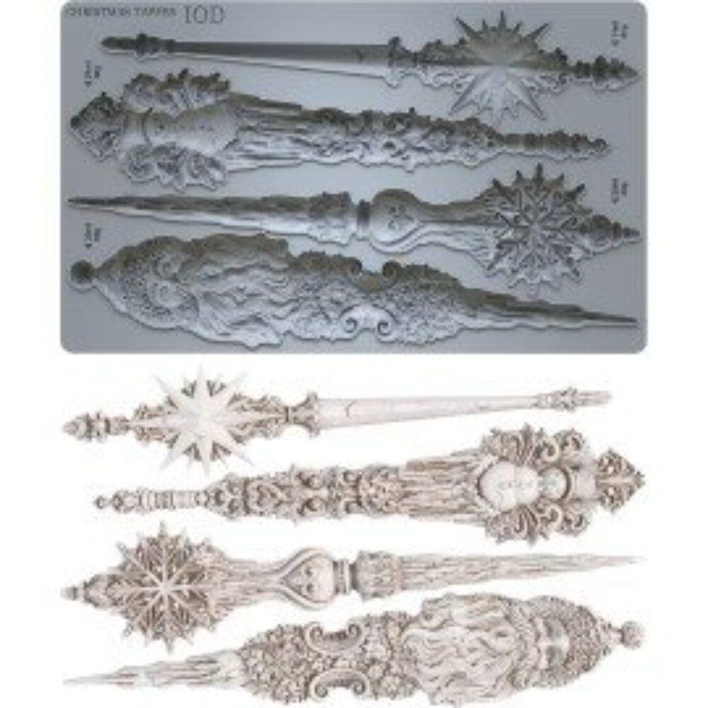 IOD Christmas Tapers mould NEW